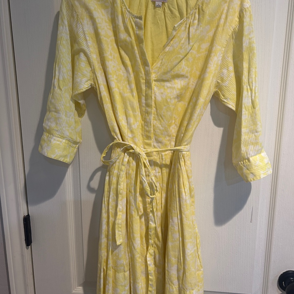 Gap, Yellow Tie-Waist Dress